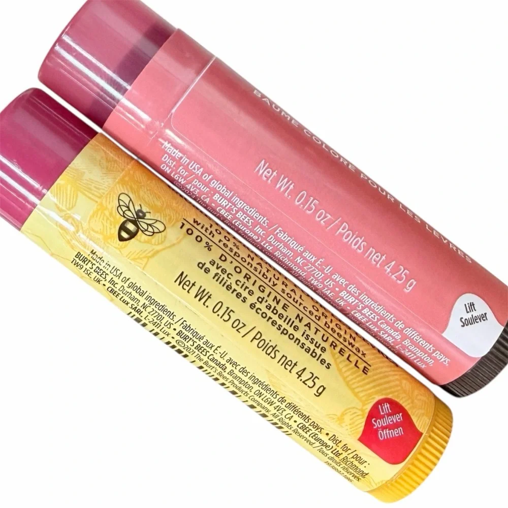 Burt's Bees Lip Balm Duo Set‎ - Pomegranate and Hibiscus